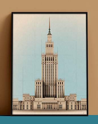 Plakat Pałac Kultury i Nauki w Warszawie, Konrad Kunc