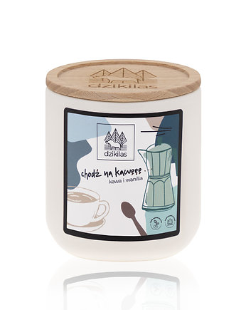Świeca rzepakowa 180 ml - Chodź na kawę, Dzikilas