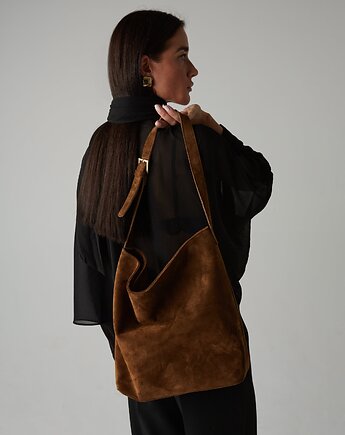 Lolo - leather shoulder bag, Lava Flow