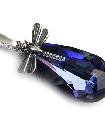 Wisior z kryształem Swarovski Heliotrope -Bajkał, Marisella