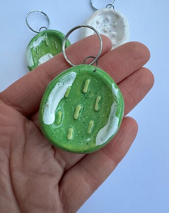 Kamień antystresowy, worry stone , miziak, breloczek, naszyjnik, Glina & Lina