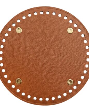 Baza OKRĄG SKÓRA 15cm do Szydełkowania Torebki Podstawa Spód Kosz Mojżesza, smxdsgn