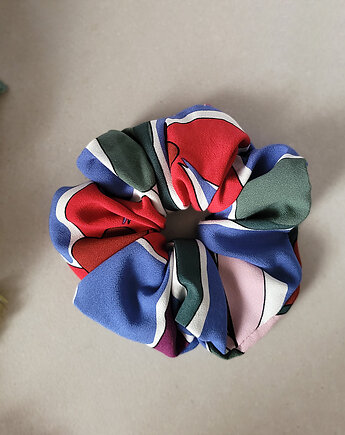 Gumka Maxi Scrunchie Retro jeans, Seylla pracownia