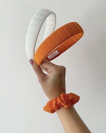 Pomarańczowa opaska do włosów Sweet Orange, Volie Line