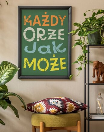 Plakat każdy orze jak może, DODUMU