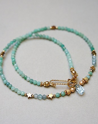 Szmaragdy vol. 9 /choker/ 16.02.25 - naszyjnik - Szlachetna kolekcja, KiKa pracownia