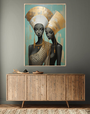 Oblicza Innych Wymiarów - Plakat - Druk - Abstrakcja, Surrealizm, Loft #8, Black Sapphire Art