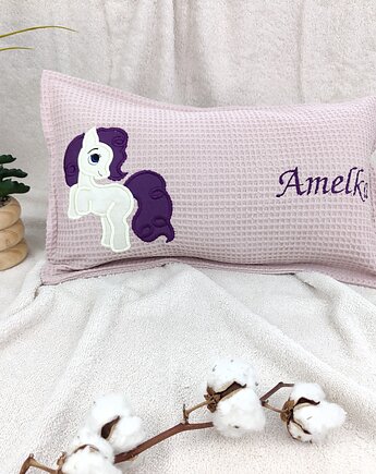 Personalizowany prezent dla dziecka - imienna poduszka z kucykiem pony, Enitka Sweet Baby Room