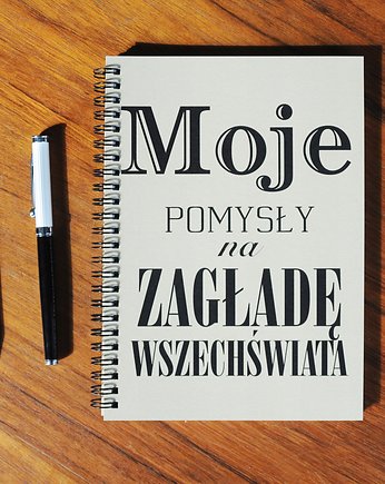 Moje pomysły na zagładę wszechświata, notatnik, Sowia Aleja