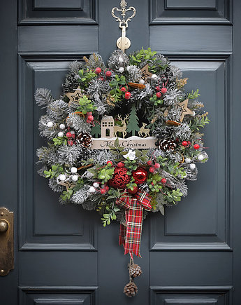 Wianek "wesołych świąt", ci sza