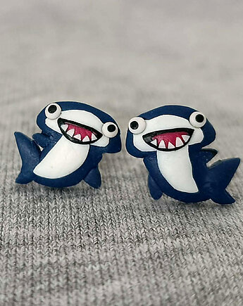 Kolczyki Rekin Młot, OMIFIMO