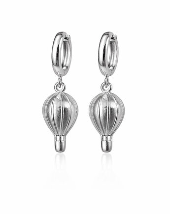 Kolczyki  BALONY -srebro, złoto 24K, różowe złoto 18K, ISSI Jewelry