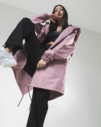Kurtka / płaszcz typu parka dusty pink, REST Factory