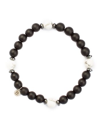 Męska bransoletka zodiakalna - Waga - Odwaga i mądrość II, Kulka Bransoletki