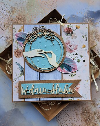 Kartka ślubna w pudełku, Kartkodzielo