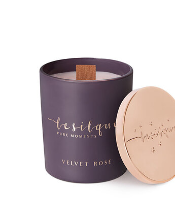 LE SILQUE Świeca sojowa zapachowa VELVET ROSE 300g, Le Silque