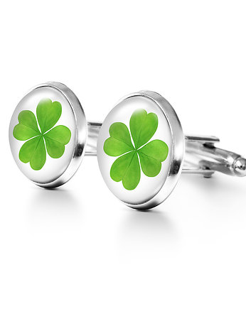 Koniczyna - spinki do mankietów, yenoo