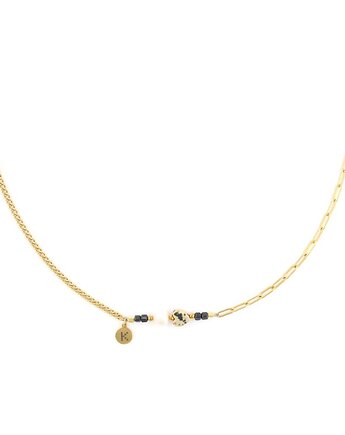 Baby Bestseller! Naszyjnik z sercem Kamienia Dalmatyńskiego - KULKA KIDS, Kulka Bransoletki