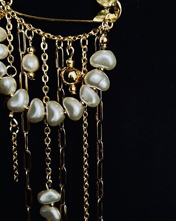 Broszka na agrafce ELEGANCE no.2 Agrafka Studio, Agrafka studio