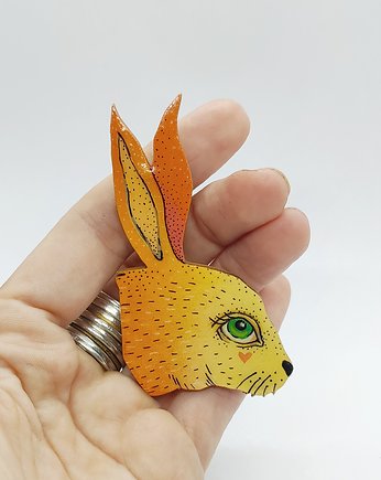 Broszka ZAJĄC, Made in Forest