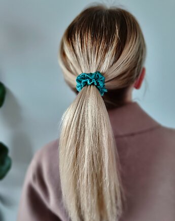 Gumka jedwabna, scrunchie, frotka sea breeze MINI, Capillum