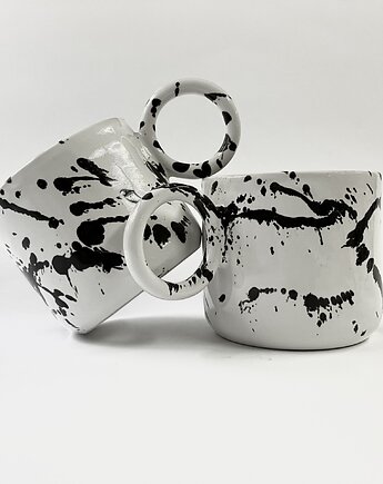 Kubeczek #17 /white and black, 300ml/ z serii Architecture, Handverk