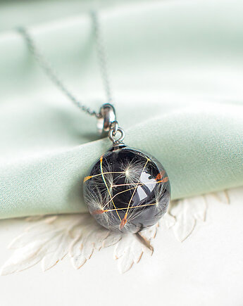 Wisiorek z rzęsek dmuchawca, nature gift