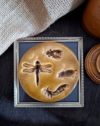 Zawieszka ceramiczna dekoracja ścienna, Wooden Love