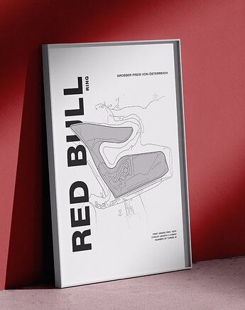 Plakat Tory wyścigowe - Red Bull Ring, Peszkowski Graphic