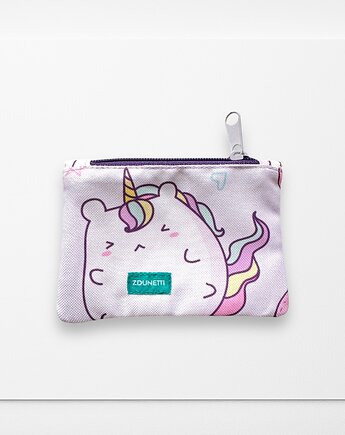 Portfelik mini - jednorożce tęcza lody, Zdunetti