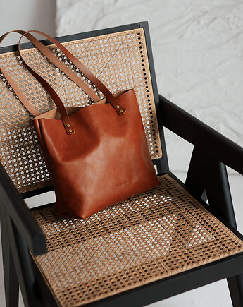 Skórzana torebka typu Shopper TOTE, Olejarczyk Atelier