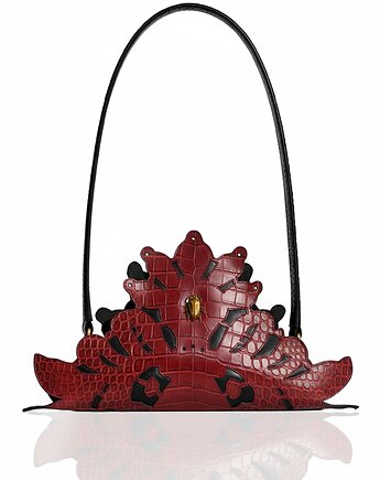 Torebka 'NESPOON' zielona skórzana na ramię, Michael Who