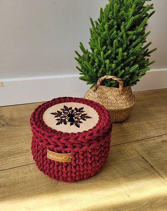 Kosz prezentowy świąteczny z motywem renifera " Reindeer Gift Basket", Babemi Love 