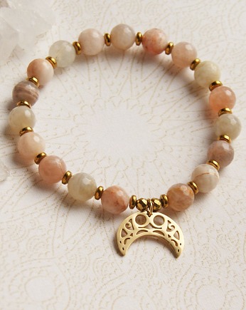 OPTYMIZM : kamień słoneczny & lunula, kaktusia