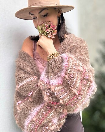 Kardigan Nugat Flower, Oh! Sweater