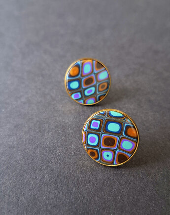 Kolczyki letnie mozaiki no20, Motywator Eweliny