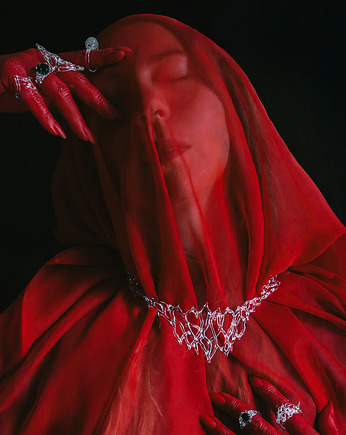 Szklany naszyjnik Scylla "Hekate", Joanna Muzyka Studio