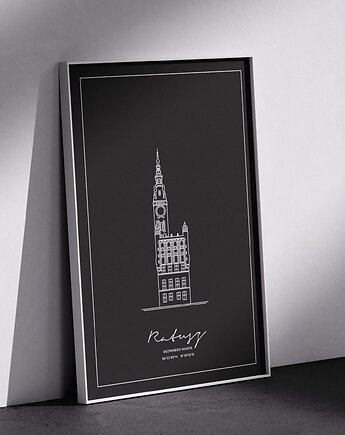 Plakat Architektura - Gdańsk - Ratusz, Peszkowski Graphic