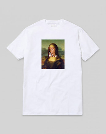T-shirt Mona Lisa Koszulka Biała, Back to Black