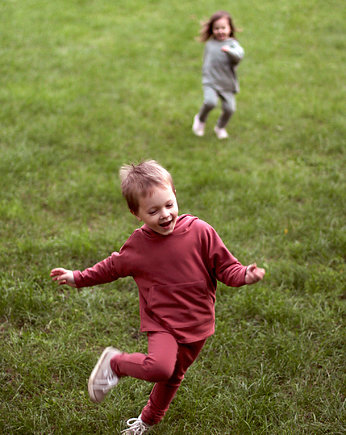 Spodnie w typie legginsy, rudy, mala bajka