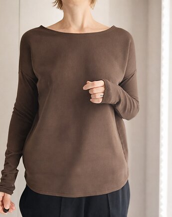 Gruby Wąski rękaw Brązowy, ONE MUG A DAY