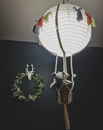 Lampion lampka BALON do pokoju dziecka, Hygge Macrame