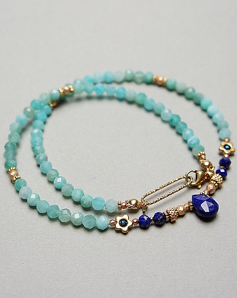 Amazonity /choker/ vol. 6 naszyjnik - Szlachetna kolekcja, KiKa pracownia