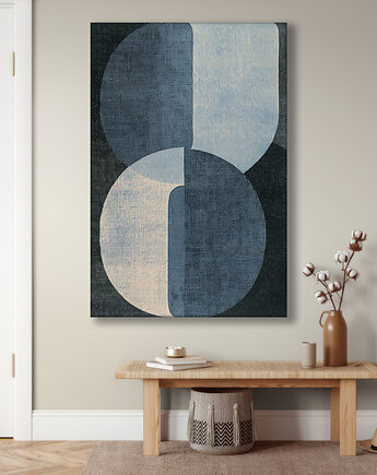 Geometria natury - Obraz na płótnie - Druk Blejtrama, Minimalizm, Loft #10, Black Sapphire Art