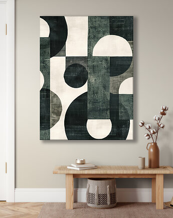 Geometria natury - Obraz na płótnie - Druk Blejtrama, Minimalizm, Loft #33, Black Sapphire Art
