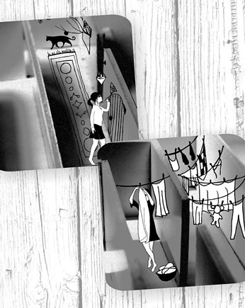 Komplet podstawek... 2 szt. , Parallel World