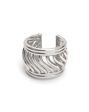 Nausznica WAVY -srebro,złoto,różowe złoto, ISSI Jewelry