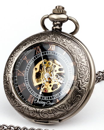 Elegancja Czerni II - Zegarek wisior, OSOBY - Prezent dla teścia