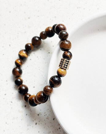Bransoletka męska Tygrysie Oko, Chmolowska Jewellery