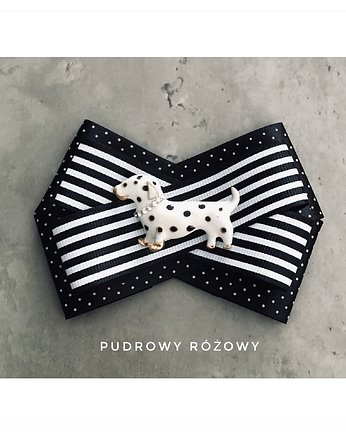 Broszka z Pieskiem NOWOŚĆ, Pudrowy Różowy